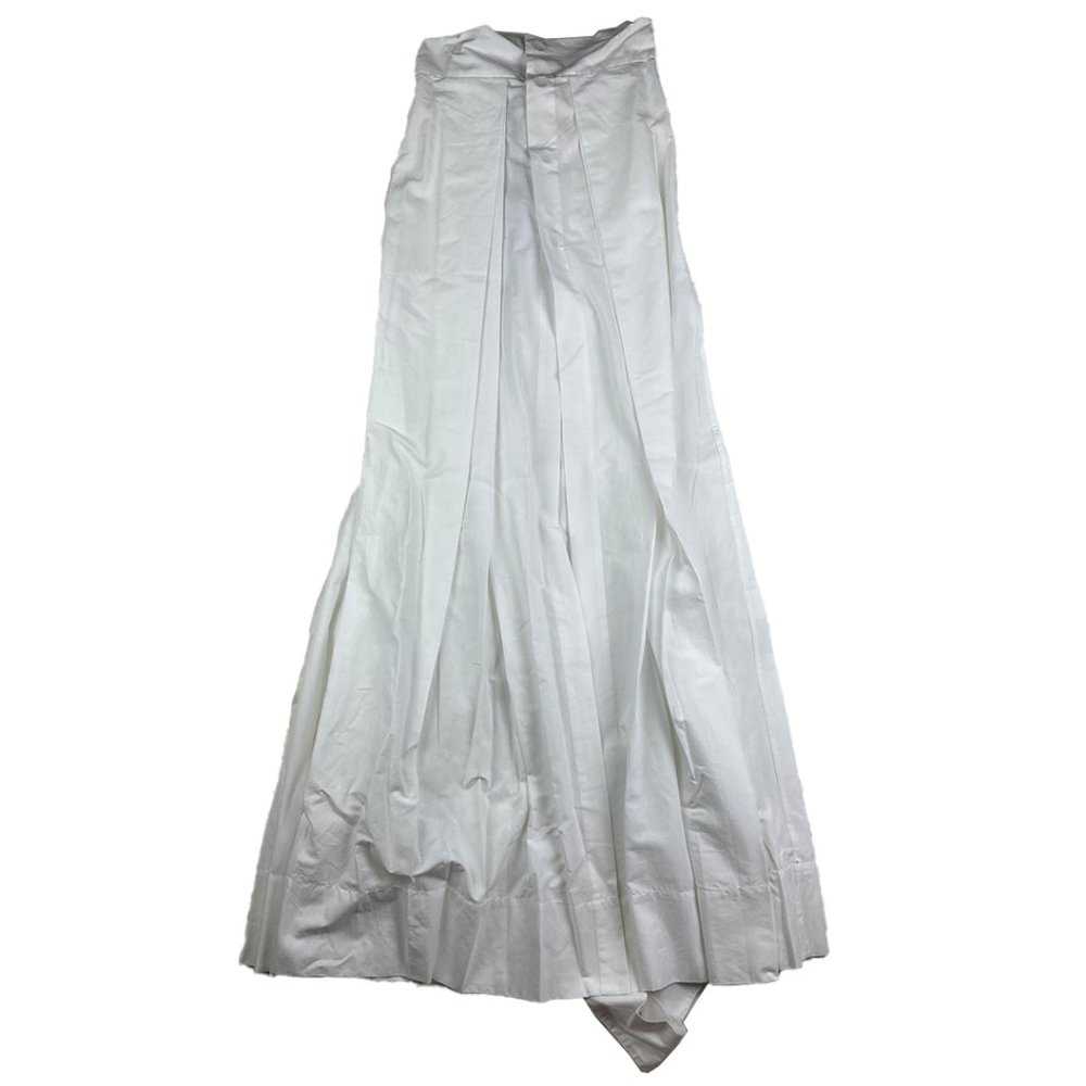 NWT Kalita White Avedon Maxi Skirt and Bow Tie Top Set Size XS Flowy Two-Piece - Picture 4 of 16